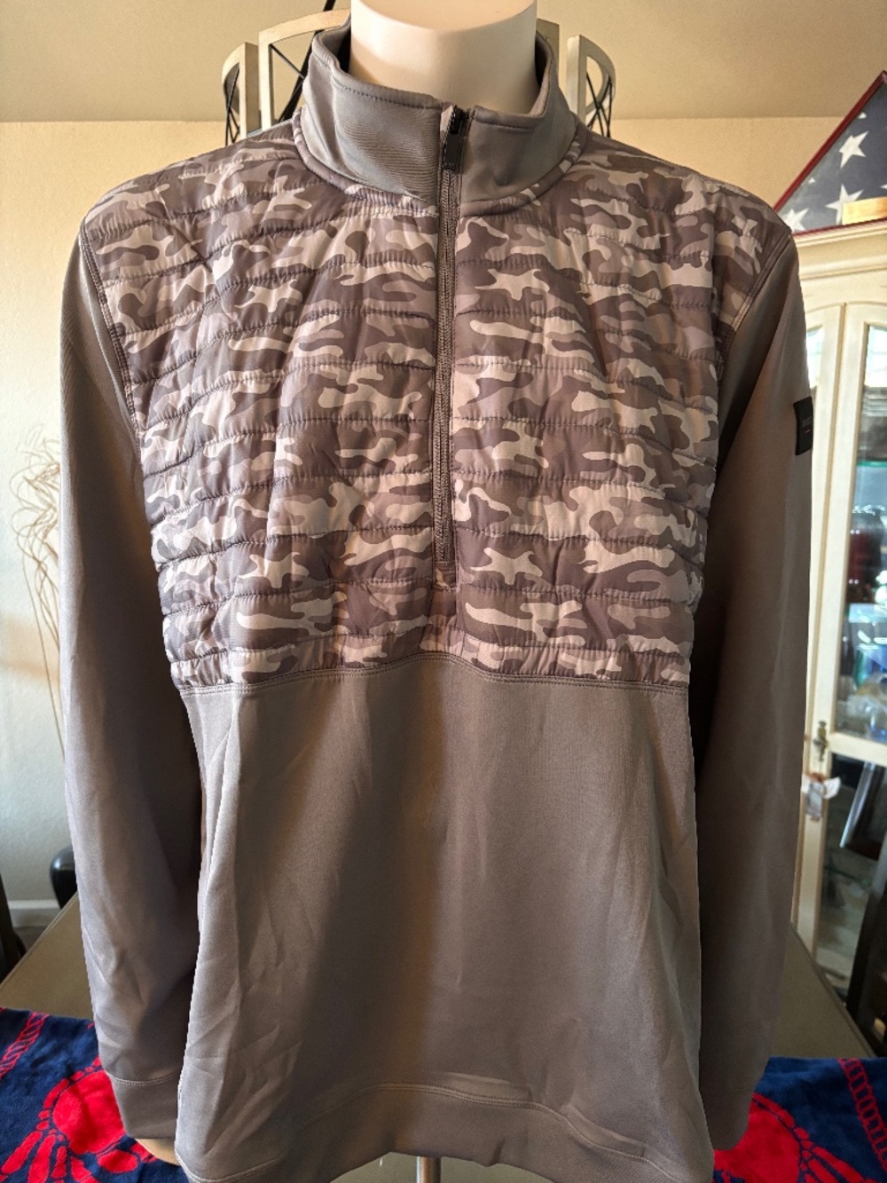 New mens 3XL Ghost Golf The Dawn Patrol quarter zip golf jacket